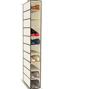 Organizador de zapatos para armario - Estanteria para colgar con 10 compartimentos - Estante de tela , para zapatos ,bolsos o carteras ,ideal para ahorrar espacio