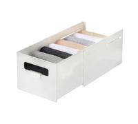 Organizador extraíble armario - Cesta extensible de almacenamiento para | Organizador deslizante para armario de casa despensa lavandería | Apartamento Dormitorio Esquina Escritorio Cajonera para