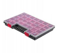 Organizador KADAX, caja de herramientas de plástico, con tapa, 40 x 30 cm, 1 ...