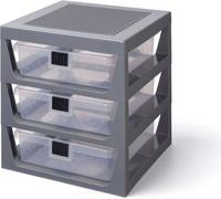 Organizador LEGO con tres cajones