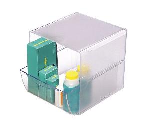ORGANIZADOR MODULAR CON UN CAJON DE 16,5X14,5X7 CM TRANSPARENTE DEFLECTO 350801