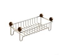 Organizador para ducha para acero 30cm Drenaje Abierto Antióxido | Estructura hueca, secado para rápido, evita acumulación agua, para champú gel, para durable metal