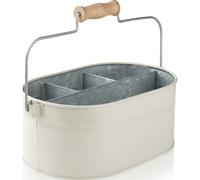 Organizador para fregadero 30 x 20 cm, beige, zinc, Humdakin
