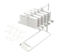 Organizador para hojas de de uñas, estuche portátil impreso en 3D con base, conjunto de 16 piezas, almacenamiento de uñas en hojas de | para boda, spa, manicura, , usag