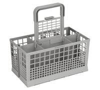 Organizador universal para utensilios - 8 compartimentos - Cesta para lavavajillas - Fabricado en ABS de alta calidad - Mango desmontable - Duradero y resistente