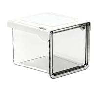organizadora de armario extensible autoadhesiva transparente | Cajón deslizante transparente con diseño autoadhesivo extensible, organizador de maquillaje para pasta de dientes, cosméticos