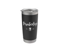 Orgullo y prejuicio de Pemberley Jane Austen Vaso térmico de acero inoxidable de doble pared