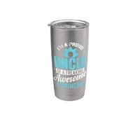 Orgulloso Uncle Awesome Engineer Gear Vaso térmico de acero inoxidable de doble pared