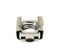 orificios cuadrados, tuercas de bloqueo, Tuerca enjaulada for tarjetas, Clip de montaje en bastidor elástico cuadrado acero inoxidable M4-M12, 1/2/5/10 Uds(10pcs M5)