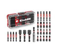 Original Einhell S-CASE 28-piece impact-resistant bit set (25 mm bits, 50 mm bits, 60 mm bit holder, sockets incl. storage box)