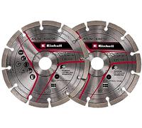 Original Einhell Set de discos de corte de diamante de 125 mm como accesorios de rozadoras (Ø 125 mm, 2 unidades, orificio 22,2 mm, para rozadoras TC-MA 1300 y TE-MA 1500 de Einhell)