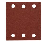 Original Einhell Set de papeles de lija de 12 piezas (accesorios de lijadoras orbitales, 12 papeles de lija, 102 x 114 mm, cada vez 2x P40, P60, P80, P120, P180, P240, cierre de gancho y bucle)