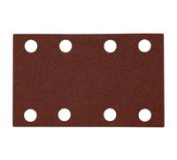 Original Einhell Set de papeles de lija de 12x 132 x 80 mm (accesorios de lijadoras orbitales, 12 papeles de lija, 132 x 80 mm, cada vez 2 x P40, P60, P80, P120, P180, P240, cierre de gancho y bucle)