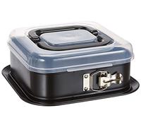 ORIGINAL KAISER Bake&Take - Molde transportable Cuadrado con Base Desmontable Antiadherente 24 x 24 cm