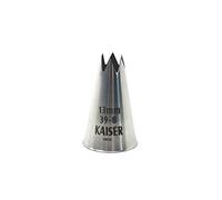 ORIGINAL KAISER - Boquilla de Llenado 13 mm 39-8, Boquilla para Manga Pastelera con Forma de Estrella, Accesorio para Jeringa de Llenado, Acero Inoxidable, Sin Pliegues Ni Bordes