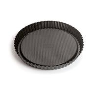 ORIGINAL KAISER Classic - Bandeja para Hornear Redonda 30cm Diámetro Base de Tartas para Horno Redonda con Borde Ondulado con Revestimiento Antiadherente, Óptima Conducción del Calor, Negro