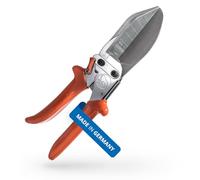 Original LÖWE Tijeras profesionales 3.306/HÜ con transmisión de palanca de 90 grados y hoja extralarga, para cortar con precisión en plástico duro y plano, PVC, madera y metal