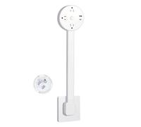 orimetre - Extensión de toma múltiple giratoria con interruptor de encendido y apagado y puertos USB, expansor vertical de toma de elevación, tira de alimentación extensible para detrás de sofás