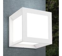 ORION Aplique de exterior Henry, 16x16x16cm, blanco