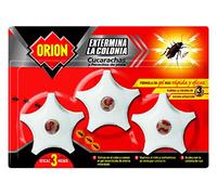 Orion - Cebo Mata Cucarachas, Elimina la Colonia y Nido, Gel de Alta Atracción, Eficacia profesional con Acción Prolongada - 3 uds