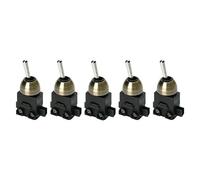 ORION LIGHTSTYLE 5 interruptores de montaje empotrado 5 piezas ON/OFF encendido/apagado 250V unipolar 2(1) A LS-2 oro plateado antiguo lámparas lámparas de mesa lámparas de pared (antiguo)