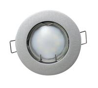 Orion91 7W LED Recessed Light with 525lm and 120º Beam Angle, Aluminum Matte Finish, 4000K, Pack of 6 for Ceiling Use, Perfect for Home Decoration.