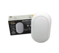 ORION91 Aplique LED de Exterior Ovalado Blanco 1050LM 221mm 15W Blanco Neutro 4000K Nine&One - SpazioLuzio