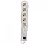 ORION91 BASE 6 TOMAS Y 2 TOMAS USB C/INT 3X1,5mm 1,5M BLANCA SpazioLuzio Elec