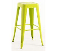 ORION91® - High Stool 75 cm Steel BETA in Pistachio Green, Stackable Industrial Style for Kitchen, Office, and Dining with Non-Slip Feet, Supports up to 110 kg. Perfect for Home and Hospita… - Pack x2