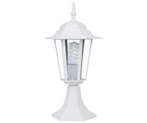 Orion91 Outdoor Wall Light 1 Bulb IP44 Aluminum 43cm x 18cm White - Ideal for Exterior Use, Not Included, with ASTRID SpazioLuzio Design, Perfect for Gardens and Patios - Unidad
