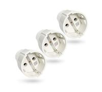 ORION91 PACK DE 6 BASES SCHUKO 16A PROTECCIÓN BLANCO NINE&ONE BL.6