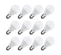 Orion91 pack x 10 led bulb a60 e27 standard 9w (=60w) 806lm neutral white 4000k 10000h spotlight lighting wall lamp bulb simply