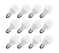Orion91 pack x 12 units led bulb a60 e27 standard 9w (=60w) 806lm neutral white 4000k 25000h spotlight lighting wall lamp bulb - nine&one premium 9&1