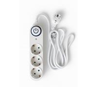 ORION91 Pack x 2 unidades Regleta Protección Sobretensión 3 Tomas con Interruptor Clavija Extraplana NINEANDONE - SpazioLuzio
