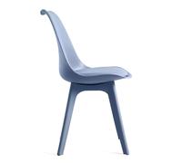 ORION91 Pack x6 - Silla BOREAL Asiento Acolchado Piel Sintética y Patas Color Azul Petróleo 48x43x82cm Comedor Oficina Salón Teletrabajo Cocina - SpazioLuzio