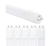Orion91official ® - pack x 10 led tube, t8 60cm 9w (=60w) 810lm cold white light 6000k 25000h, no flicker, wall lamp, office, garage - spaziorion91