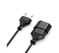 Orion91official ® - pack x 2 - flat plug extension 2x1mm 5m black nine&one