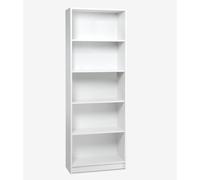 ORION91oficial® - Estantería Librería | 5 estantes | Tablero Fibra Alta Densidad | Color Blanco | Despacho | Librería | Dormitorio | Despensa | Oficina | 197x70x30 cm - spaziOrion91