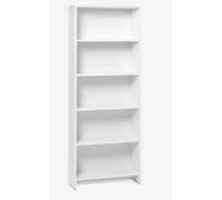 ORION91oficial® - Estantería Librería | Cubo con 5 estantes | Tablero Fibra Alta Densidad | Color Blanco | Despacho | Librería | Dormitorio | Despensa | Oficina | 175x67x25 cm - spaziOrion91