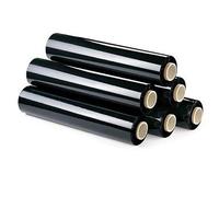 ORION91oficial® - Film Color Negro para Embalar de 50 cm x *****375 Metros de Longitud***** - Rollo de Film Elástico Manual para Embalaje Industrial -Embalar, Plástico Cubretodo para Mudanzas, Film Ad