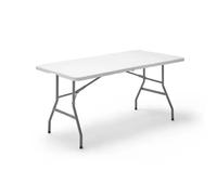 ORION91oficial® - Multifunctional Folding Table 180x70x74 cm, Steel Frame with Resin Top, 6-8 People Capacity, Perfect for Outdoor and Indoor Use, Easy to Store and Transport, Ideal for Garden,