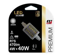 ORION91oficial® - Pack 6 unidades Bombilla Lineal LED R7S 78mm 4w (=40w) 470lm Luz Blanco Neutro 4000K 25000h, Foco, Iluminación, Aplique, Lámpara, Bombilla, - spaziOrion91