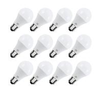 ORION91oficial® - Pack X 10 Bombilla LED A60 E27 Estándar 8,5w (=60w) 806lm Blanco Cálido 3000k 30000h Foco, Iluminación, Aplique, Lámpara, Bombilla - spaziOrion91
