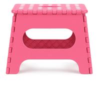 ORION91oficial® - Pack X 2 Taburetes Multiuso, Plegable 34 cm PVC, banqueta, asiento, plástico resistente para hogar - spaziOrion91 Pink