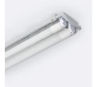 ORION91oficial® - Pantalla SLIM Estanca 120cm IP65, con dos Tubos LED Cristal 2X18W 3240lm, Luz Blanco Neutro 4000K, G13-T8, Regleta, Garaje, Almacén, Industrial - spaziOrion91