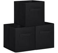 ORION91oficial® - Set of 3 Foldable Storage Boxes, 33 x 33 x 33 cm, made of odorless Oxford fabric with double handles, perfect for organizing clothes and blankets in any room, offering 36 liters of s