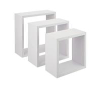 ORION91oficial® - SET x 3 Cubos de estantería MDF de 30x30 cm | Color Blanco - spaziOrion91