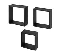 ORION91oficial® - SET x 3 Cubos de estantería MDF de 30x30 cm | Color Negro - spaziOrion91