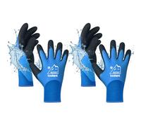 OriStout - Pack de 2 pares de guantes de trabajo para pantalla táctil, térmicos, de invierno, para jardinería en tiempo frío, para hombre y mujer, color azul, talla XXL
