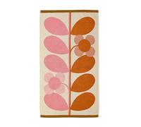 Orla Kiely Toalla de baño Stem Bloom Duo Blush - Toalla de baño, 70 x 125 cm